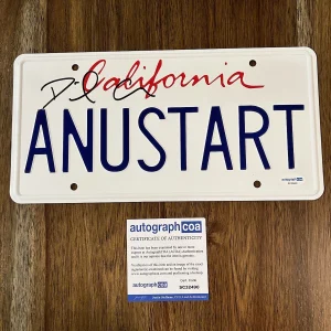 David Cross Signed Autograph License Plate ‘Anustart’ Arrested Development ACOA
