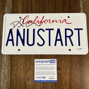 David Cross Signed Autograph License Plate ‘Anustart’ Arrested Development ACOA
