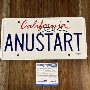 David Cross Signed Autograph License Plate ‘Anustart’ Arrested Development ACOA
