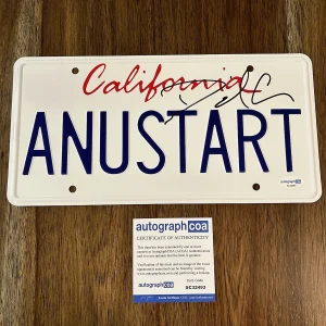 David Cross Signed Autograph License Plate ‘Anustart’ Arrested Development ACOA
