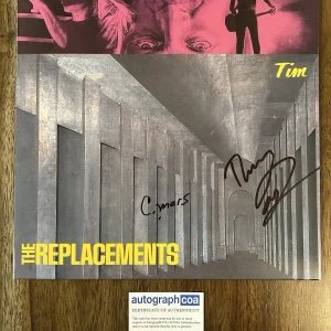 Tommy Stinson ‘The Replacements’ Signed Autograph Vinyl Album ‘Tim’ ACOA

