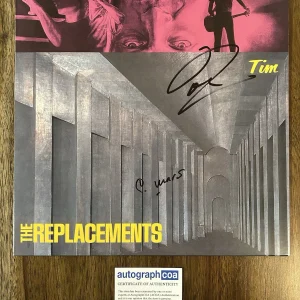 Tommy Stinson ‘The Replacements’ Signed Autograph Vinyl Album ‘Tim’ ACOA

