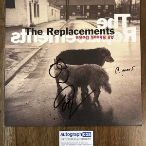 Tommy Stinson ‘The Replacements’ Signed Autograph Vinyl ‘All Shook Down’ ACOA
