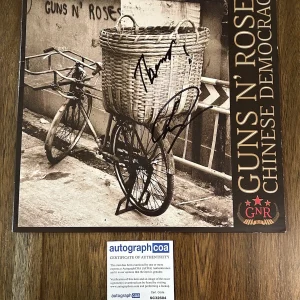 Tommy Stinson ‘Guns N’ Roses’ Signed Autograph Vinyl ‘Chinese Democracy ’ ACOA
