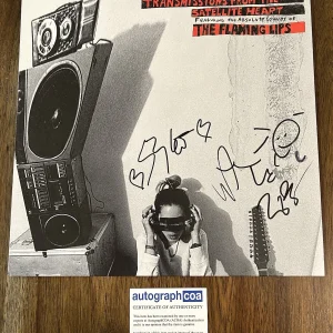 Wayne Coyne ‘The Flaming Lips’ Signed Record Vinyl Album ACOA Proof Steven
