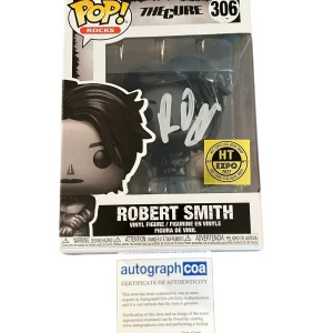 Robert Smith ‘The Cure’ Band Frontman Signed Autograph Funko Pop ACOA PROOF