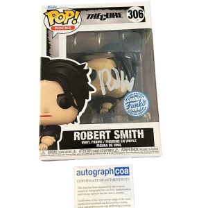 Robert Smith ‘The Cure’ Band Frontman Signed Autograph Funko Pop ACOA PROOF
