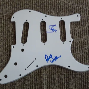 Kansas Steve & Rich Autographed Signed Guitar Pickguard Guaranteed
