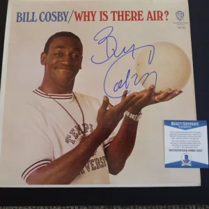 Bill Cosby Why Is There Air Autographed Signed LP Album Beckett Certified
