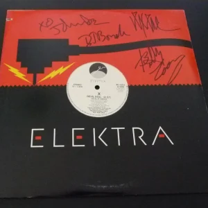 X Devil Doll Band Autographed Signed LP x4 Guaranteed
