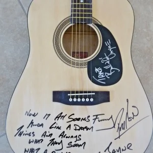 La Guns Tracii & Phil Signed Autographed Guitar JAYNE Lyrics Guarantee 2