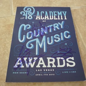 2013 ACM Music Awards Program Kristin Bush +2 Signed Autographed Guarantee 2
