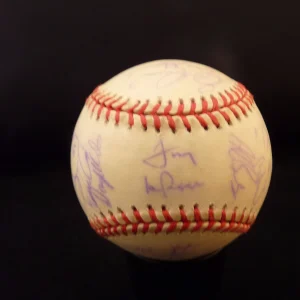 2001 Cardinal Team Signed x29 OML Ball Baseball Guarantee Drew NO MAC