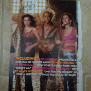 Norah Jones Signed Autographed Vanity Fair Cover November 2002 Singer #1
