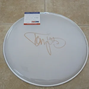 Tommy Lee Motley Crue Signed Autographed PSA Certified 12" Drumhead
