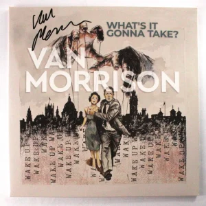 Van Morrison Signed Autograph Album Vinyl Record What's It Gonna Take w/ JSA COA