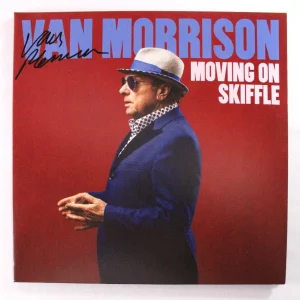 Van Morrison Signed Autograph Album Vinyl Record - Moving on Skiffle w/ JSA COA