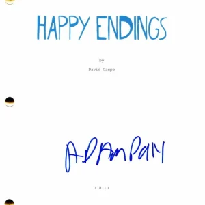 Adam Pally Signed Autograph Happy Endings Full Pilot Script - Max Blum
