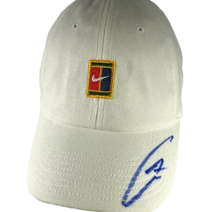 Carlos Alcaraz Signed Autograph Nike Logo Tennis Baseball Cap Hat w/ JSA COA