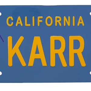 David Hasselhoff Signed Autograph KARR License Plate - Knight Rider Kitt Beckett
