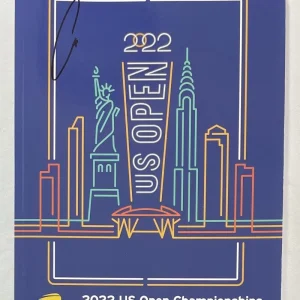 Carlos Alcaraz Signed Autograph 2022 US Open Championships Tennis Program w/ JSA