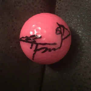 So Yeon Ryu Signed Pink Golf Ball Autographed Breast Cancer Awareness LPGA
