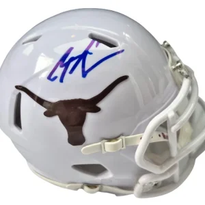 ROSCHON JOHNSON signed (TEXAS LONGHORNS mini football helmet BECKETT BAS AC93139
