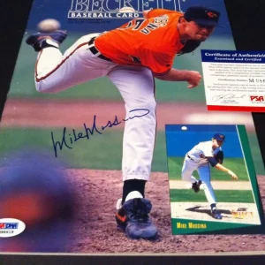 MIke Mussina 1993 Beckett Magazine Signed Auto PSA/DNA COA