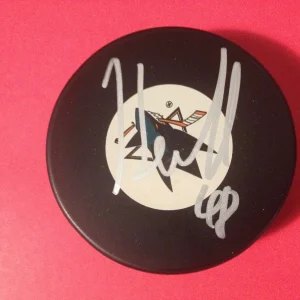 Tomas Hertl SHARKS Rookie Sensation Signed Auto Puck
