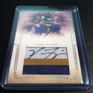 Yamon Figurs 2007 National Treasures Rookie 3-CLR Patch Jersey Auto /25
