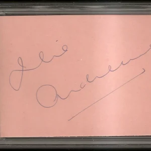Julie Andrews Best Actress Oscar Academy Winner Album Page Signed Auto PSA/DNA
