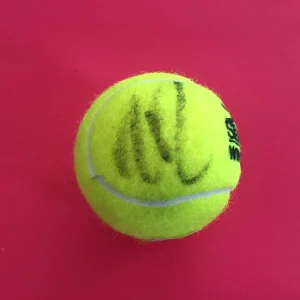 Milos Raonic Slazenger Wimbledon Tennis Ball Signed Auto
