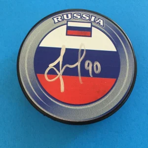 Vladislav NamestnikovTeam Russia Flag Signed Puck Auto
