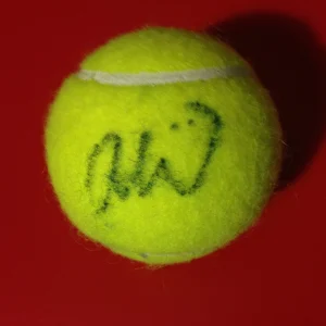 Alison Riske Wilson Tennis Ball Signed Auto
