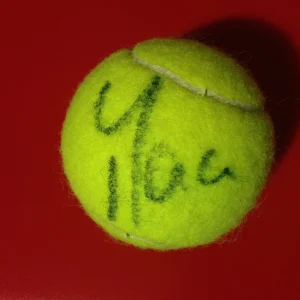 Mona Barthel Wilson Tennis Ball Signed Auto