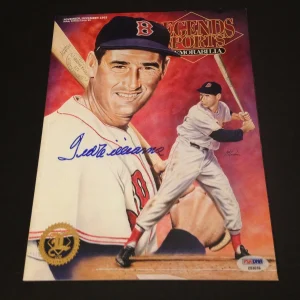 Ted Williams HOF Red Sox 1993 LEGENDS SPORTS Magazine Signed PSA/DNA Letter COA
