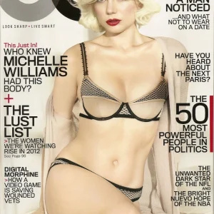 Michelle Williams 2012 GQ Magazine Mag Newstand Edition Great Condition