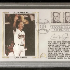 Cal Ripken Jr. HOF Game 2131 First Day Cover Signed Auto PSA/DNA RARE
