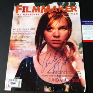 Amber Tamblyn Signed Auto 2007 Filmmaker Magazine Mag PSA/DNA COA