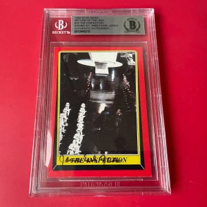 James Earl Jones 1983 Star Wars ROTJ Card #10 Signed Auto Beckett BAS
