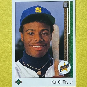 1989 UPPER DECK KEN GRIFFEY JR. ROOKIE CARD #1 MARINERS HOF