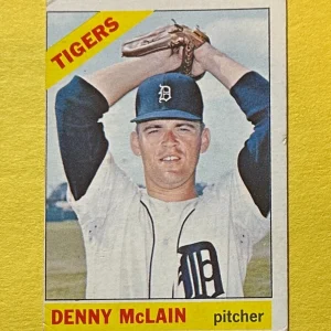 1966 TOPPS DENNY MCLAIN #540 TIGERS HIGH NUMBER
