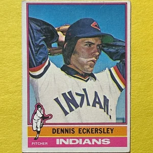 1976 TOPPS DENNIS ECKERSLEY #98 CLEVELAND HOF
