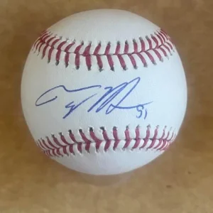 TYLER MAHLE REDS/TWINS SIGNED AUTOGRAPHED M.L. BASEBALL BECKETT AUTH
