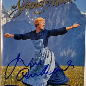 JULIE ANDREWS Signed Autograph "The Sound of Music" VHS Cover JSA COA
