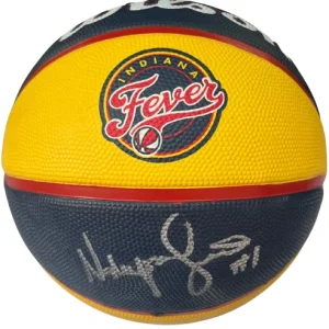 NALYSSA SMITH signed (INDIANA FEVER) WNBA F/S LOGO basketball PSA/DNA AN10439