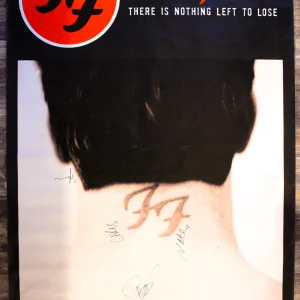 Foo Fighters 40x60 Poster for There is Nothing Left to Loose BAND SIGNED ACOA
