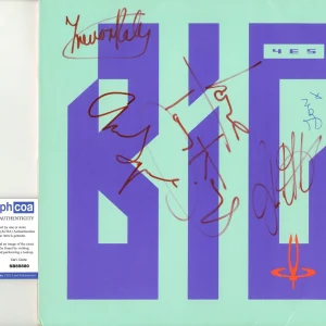 YES Big Vinyl Record SIGNED Jon Anderson, Alan White, Chris Squire, Rabin, Kaye