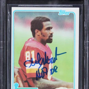 Art Monk "HOF 08" Signed 1981 Topps #194 Rookie Card Auto 10! BAS Slabbed
