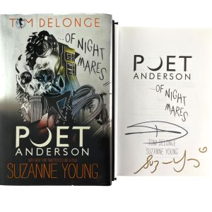 Tom DeLonge Blink-182 Signed Autograph Poet Anderson in Darkness Book
